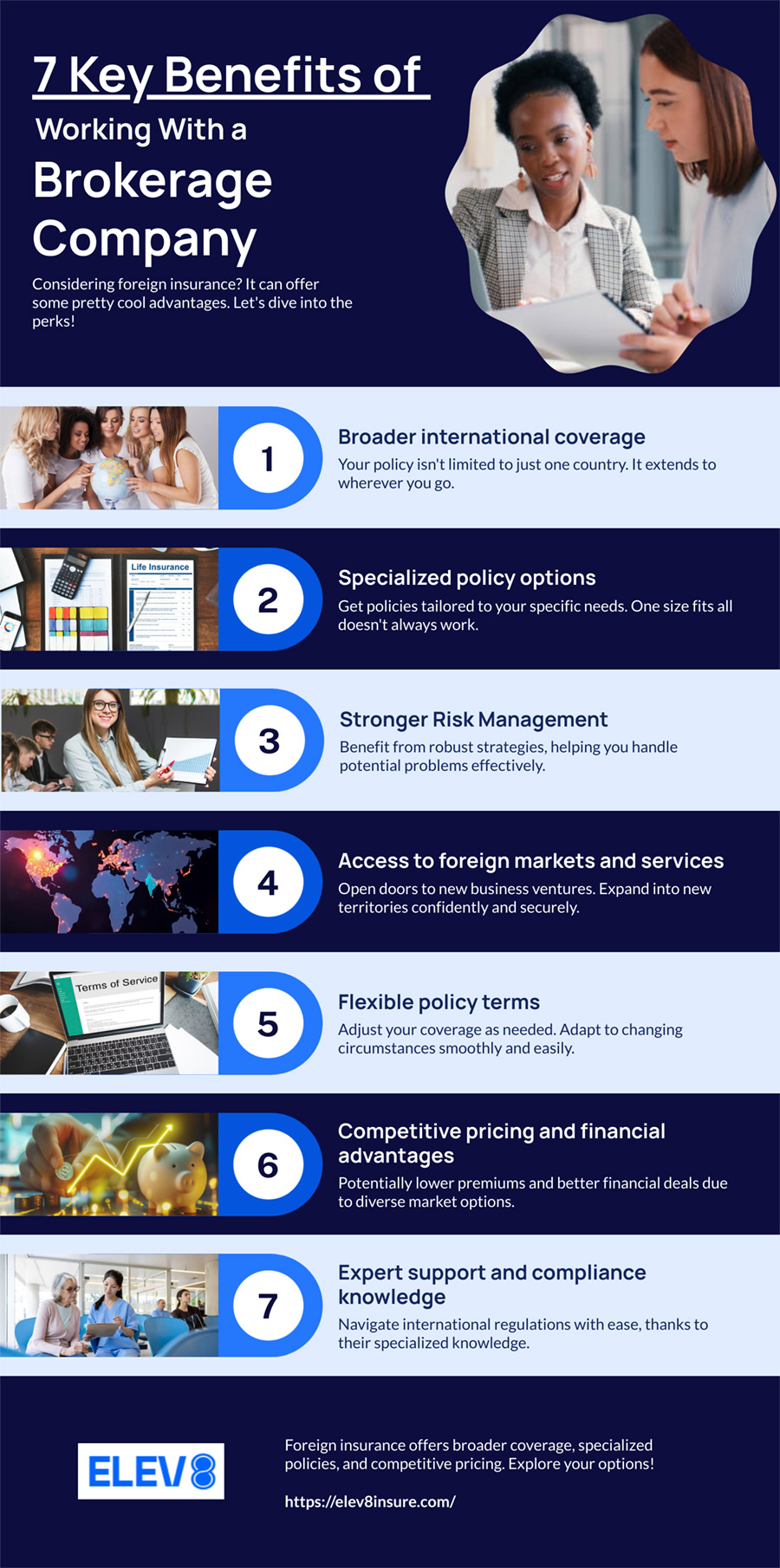 7 Key Benefits of Working With a Foreign Insurance Company